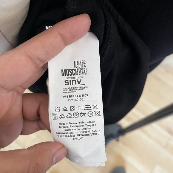 *SOLD* LOVE MOSCHINO Glittered printed stretch-cotton piqué tennis dress - Picture 12 of 15